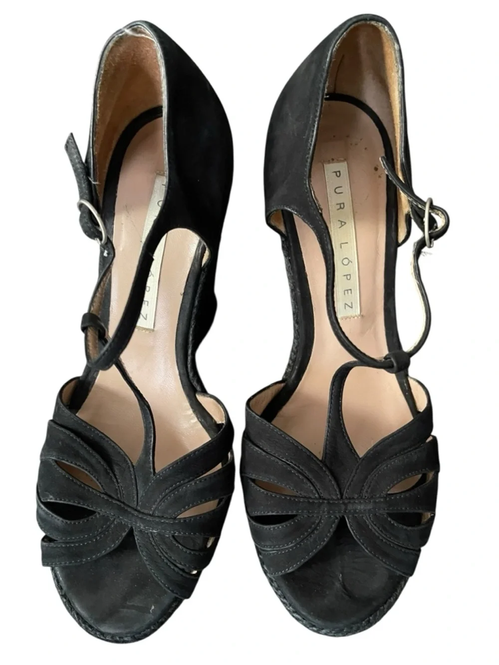 Pura Lopez platform heels